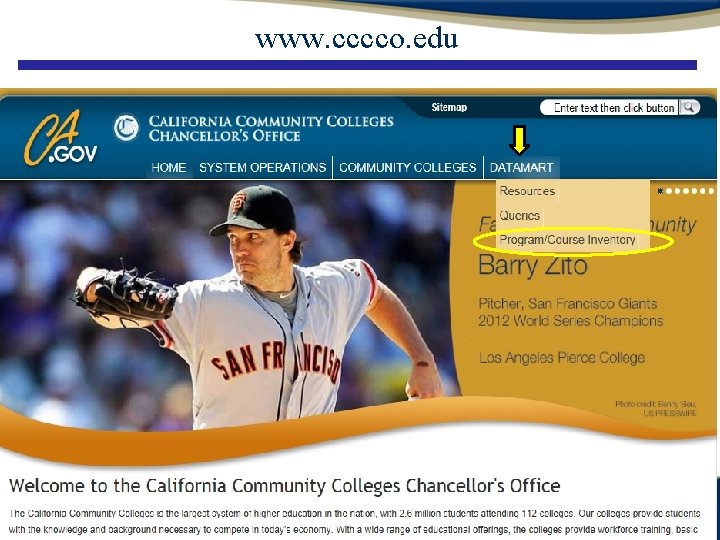 www. cccco. edu CALIFORNIA COMMUNITY COLLEGES CHANCELLOR’S OFFICE 