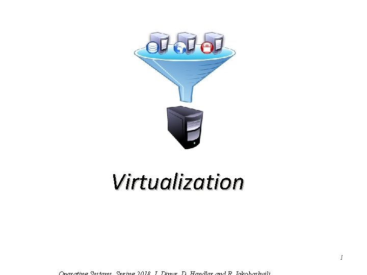 Virtualization 1 