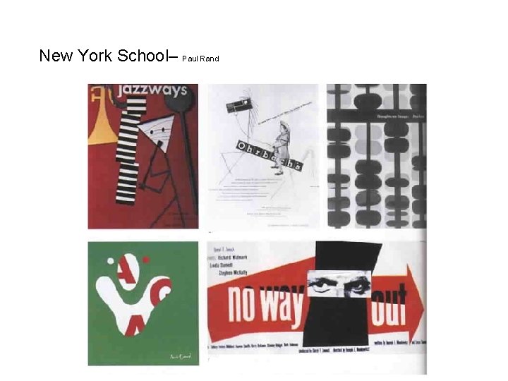 New York School– Paul Rand 