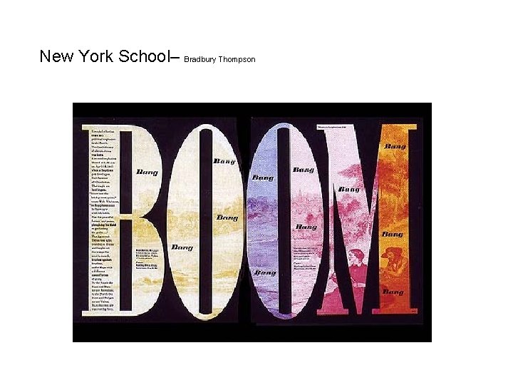 New York School– Bradbury Thompson 