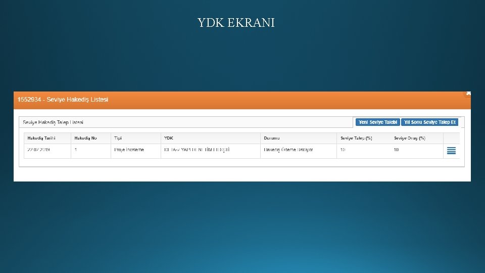 YDK EKRANI 