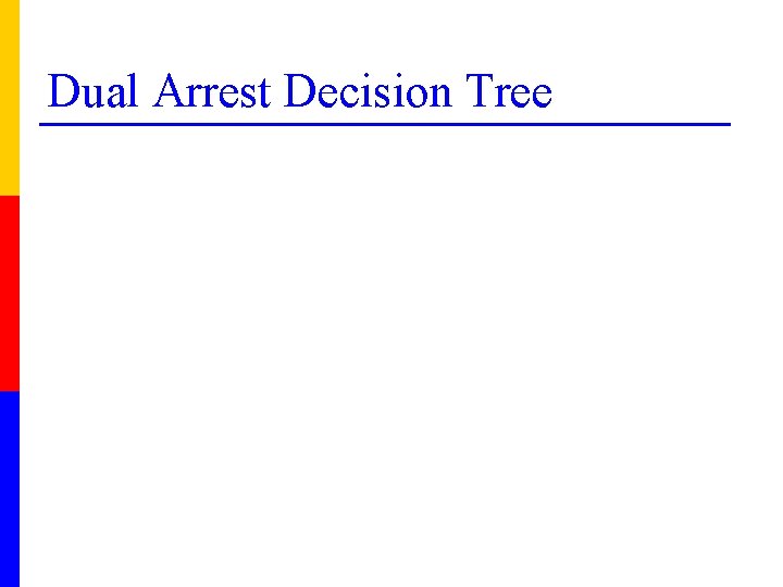 Dual Arrest Decision Tree 