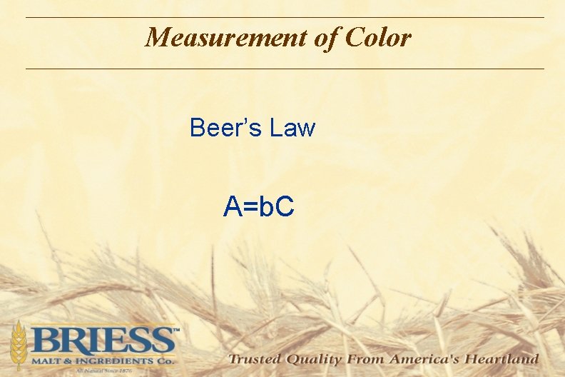 Wort and Malt Extract Color Development Bob Hansen