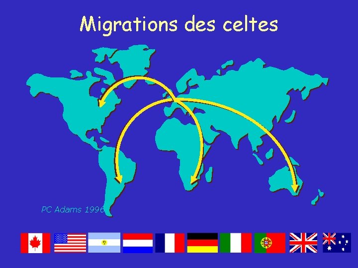 Migrations des celtes PC Adams 1996 