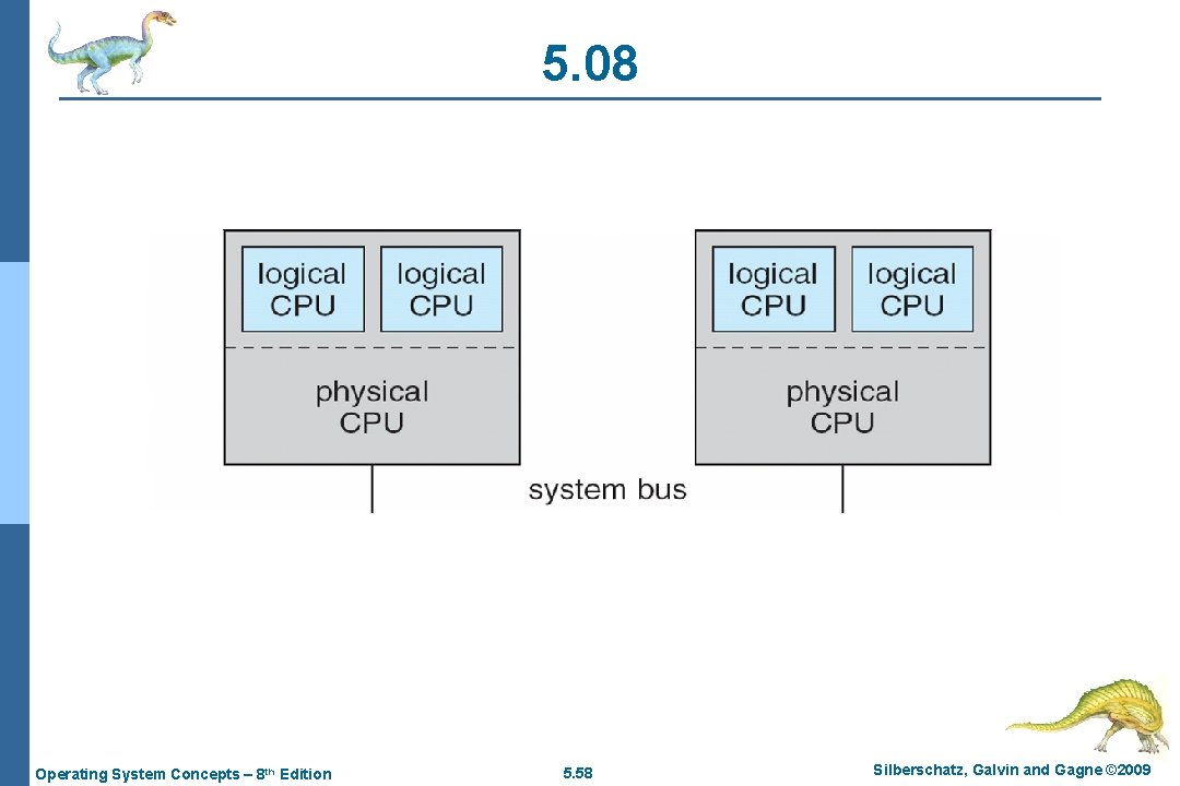 5. 08 Operating System Concepts – 8 th Edition 5. 58 Silberschatz, Galvin and