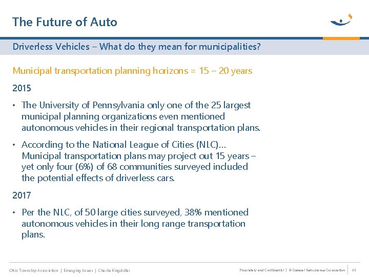 The Future of Auto Driverless Vehicles – What do they mean for municipalities? Municipal