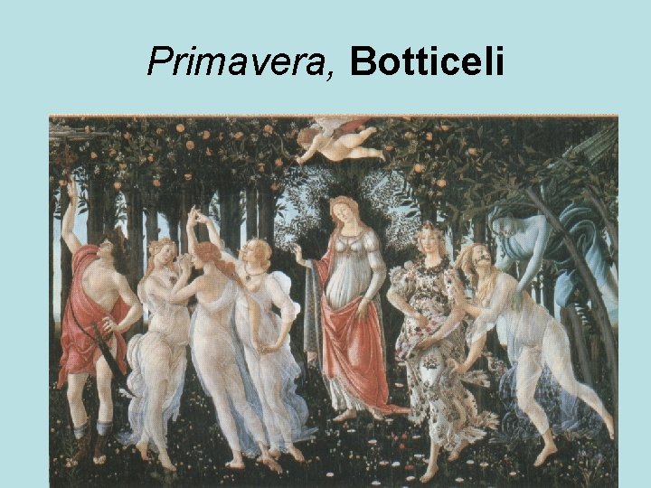 Primavera, Botticeli 