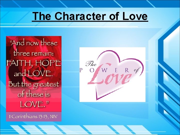 The Character of Love 