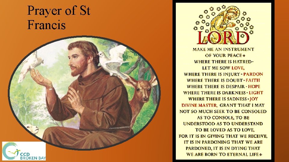 Prayer of St Francis 