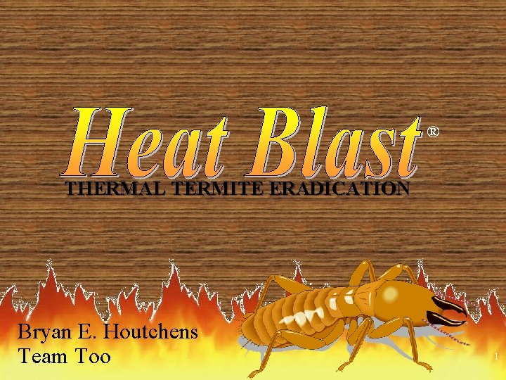 ® THERMAL TERMITE ERADICATION Bryan E. Houtchens Team Too 1 