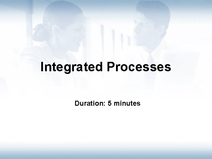 Integrated Processes Duration: 5 minutes Intro Philosophy Components Processes Roles HPD Tools Congrats! 