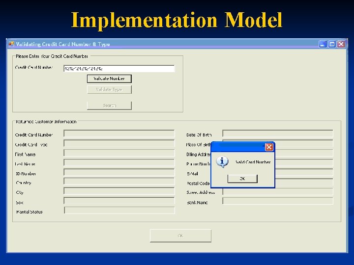 Implementation Model 