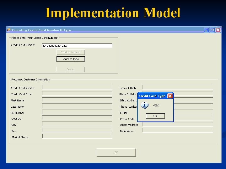 Implementation Model 