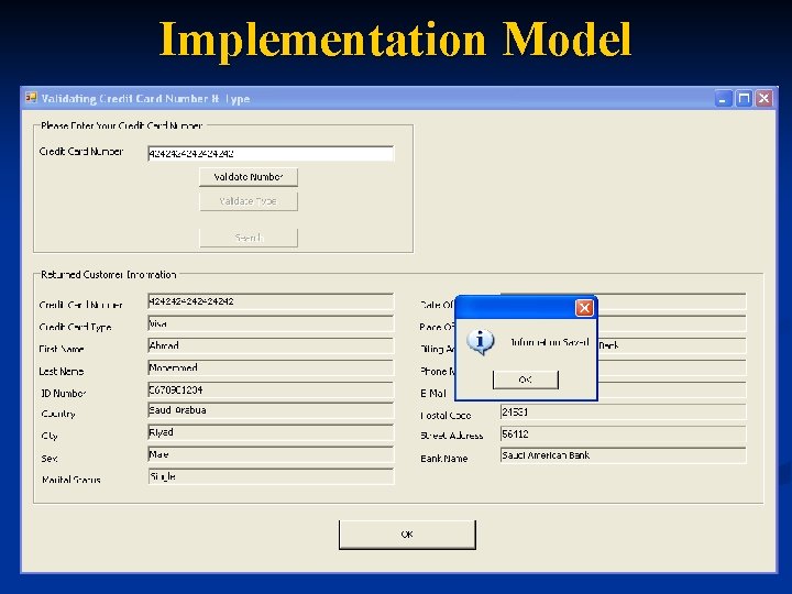 Implementation Model 