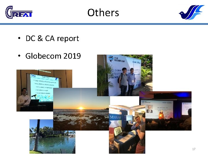 Others • DC & CA report • Globecom 2019 17 