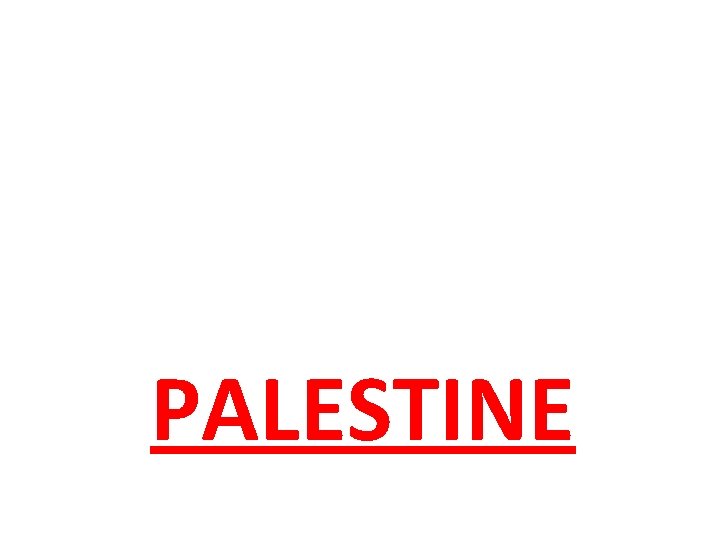 PALESTINE 