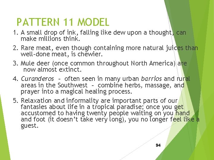 PATTERN 11 MODEL 1. A small drop of ink, falling like dew upon a