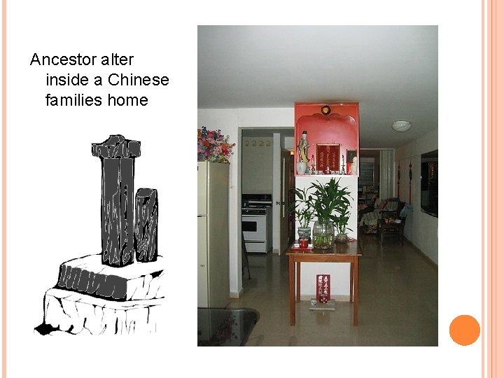 Ancestor alter inside a Chinese families home 