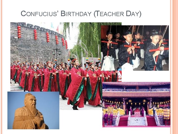 CONFUCIUS’ BIRTHDAY (TEACHER DAY) 