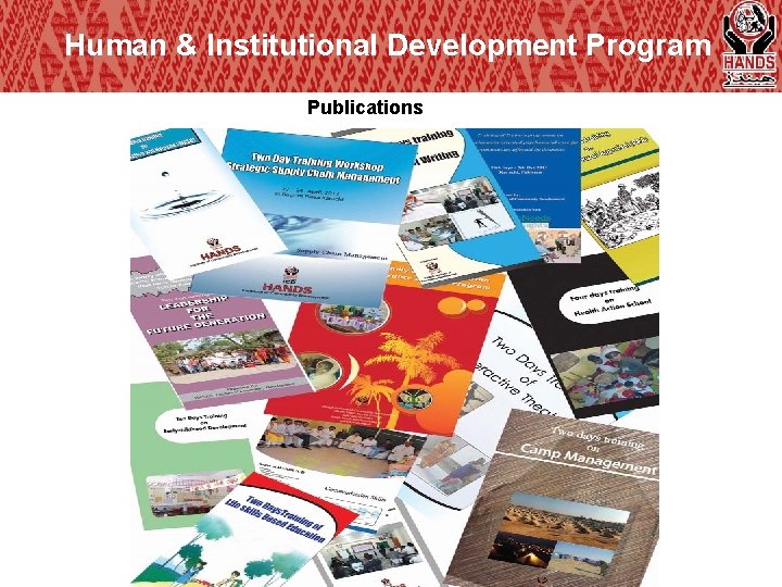 Human & Institutional Development Program Publications 