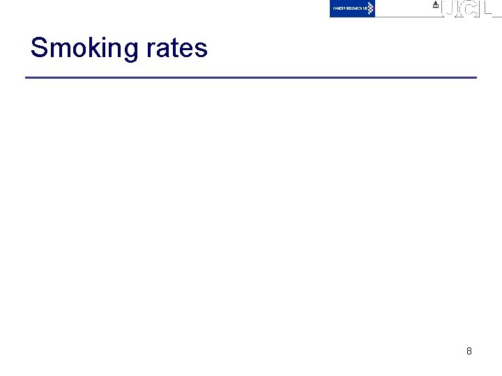Smoking rates 8 