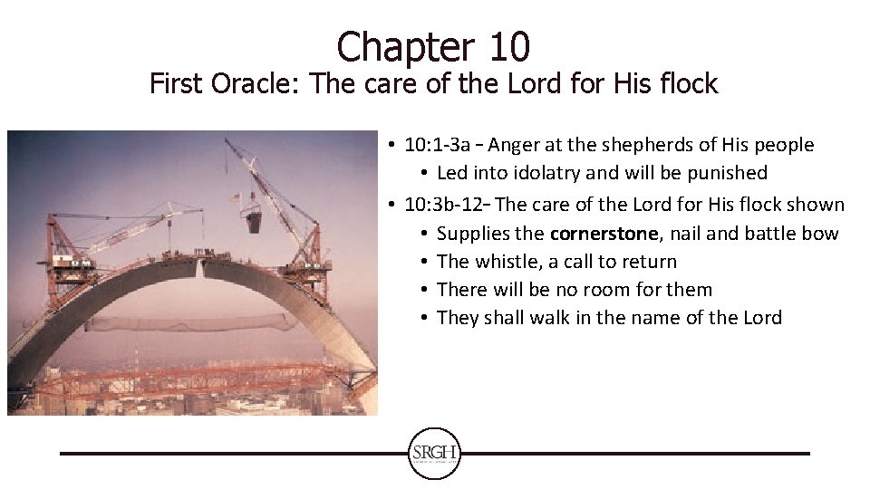 Chapter 10 First Oracle: The care of the Lord for His flock • 10: