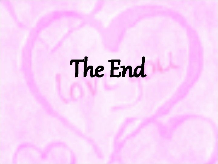 The End 