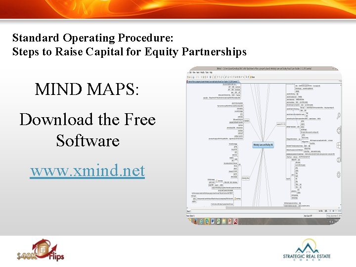 Standard Operating Procedure: Steps to Raise Capital for Equity Partnerships MIND MAPS: Download the