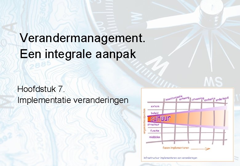 Verandermanagement. Een integrale aanpak Hoofdstuk 7. Implementatie veranderingen 