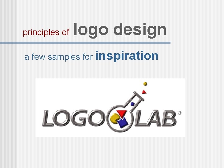 principles of logo design a few samples for inspiration 