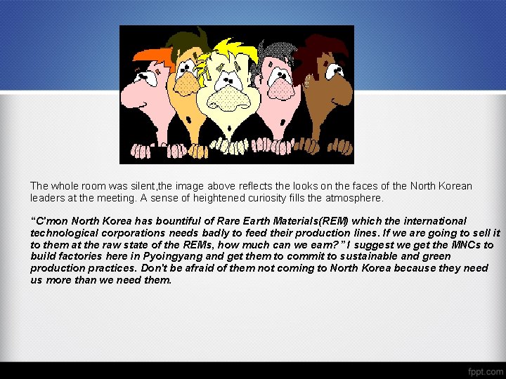 The whole room was silent, the image above reflects the looks on the faces