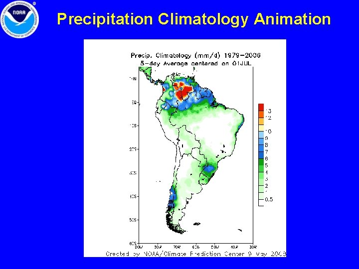 Precipitation Climatology Animation 