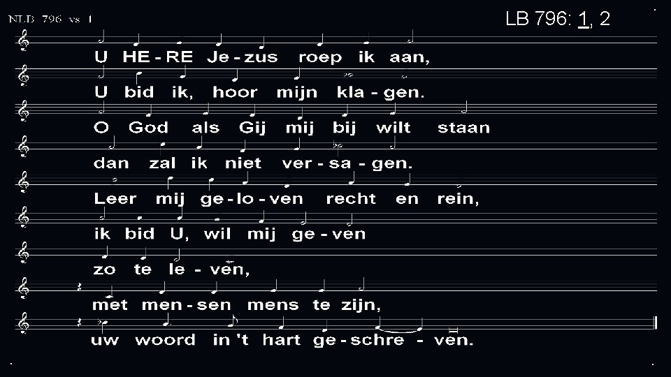 LB 796: 1, 2 . . . 