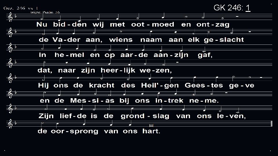 GK 246: 1 . . . 