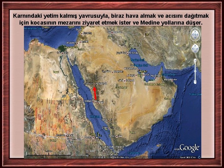 Karnındaki yetim kalmış yavrusuyla, biraz hava almak ve acısını dağıtmak için kocasının mezarını ziyaret