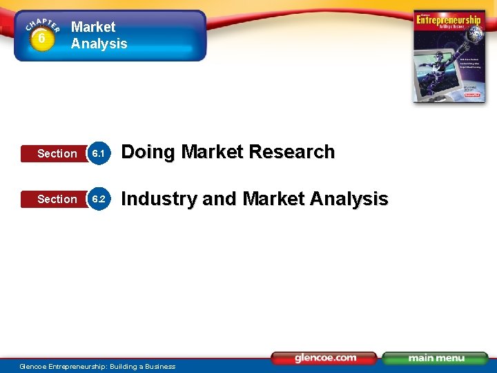 6 Market Analysis Section 6. 1 Doing Market Research Section 6. 2 Industry and