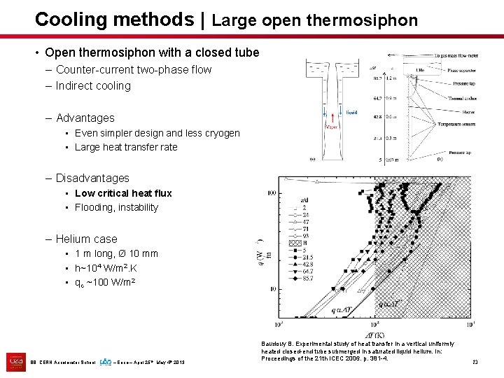 Cooling methods | Large open thermosiphon • Open thermosiphon with a closed tube –