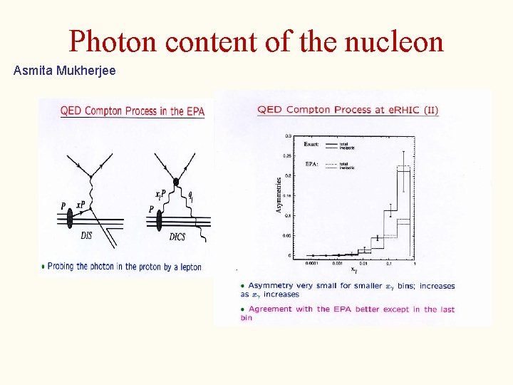 Photon content of the nucleon Asmita Mukherjee 