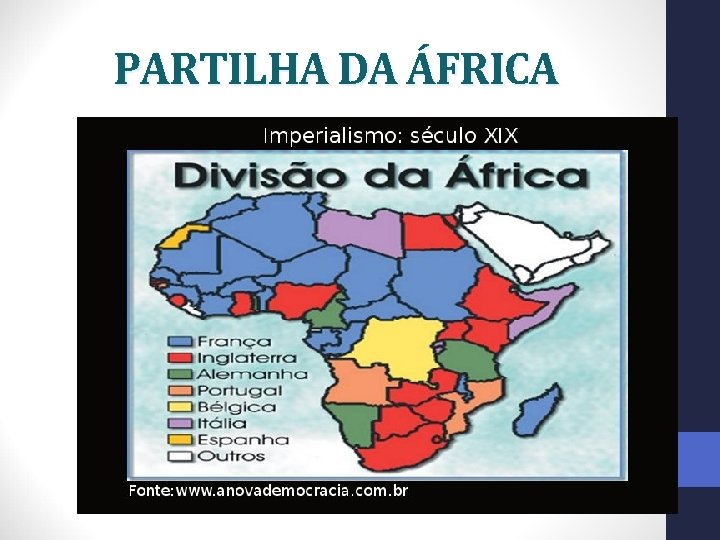 PARTILHA DA ÁFRICA 