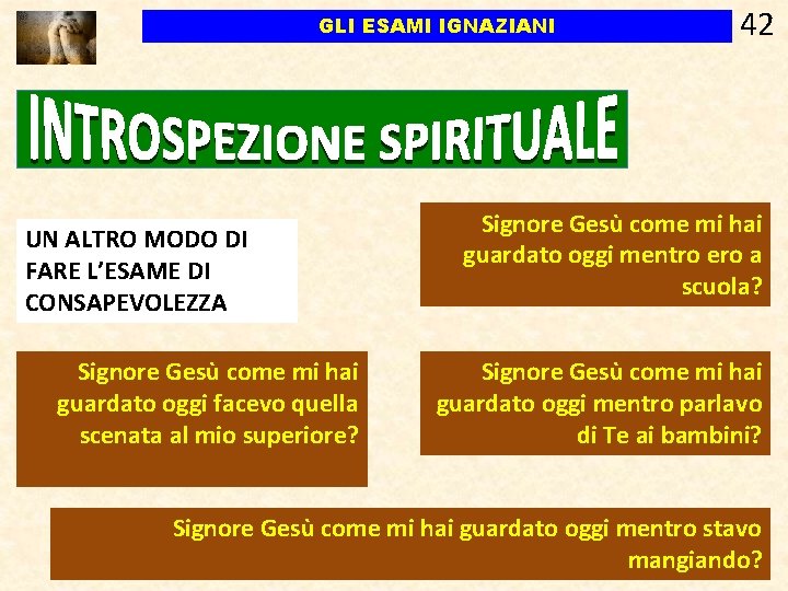 GLI ESAMI IGNAZIANI UN ALTRO MODO DI FARE L’ESAME DI CONSAPEVOLEZZA Signore Gesù come GLI ESAMI IGNAZIANI UN ALTRO MODO DI FARE L’ESAME DI CONSAPEVOLEZZA Signore Gesù come