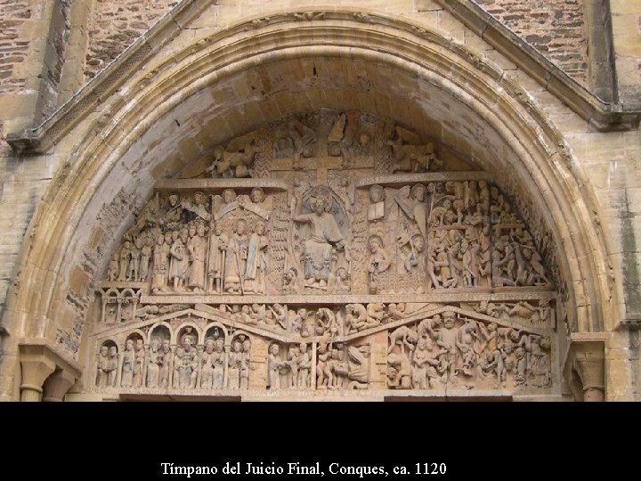 Tímpano del Juicio Final, Conques, ca. 1120 