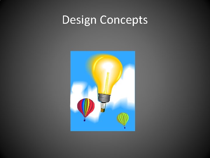 Design Concepts 
