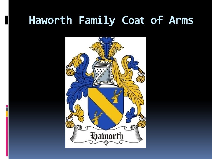 Haworth Family Coat of Arms 