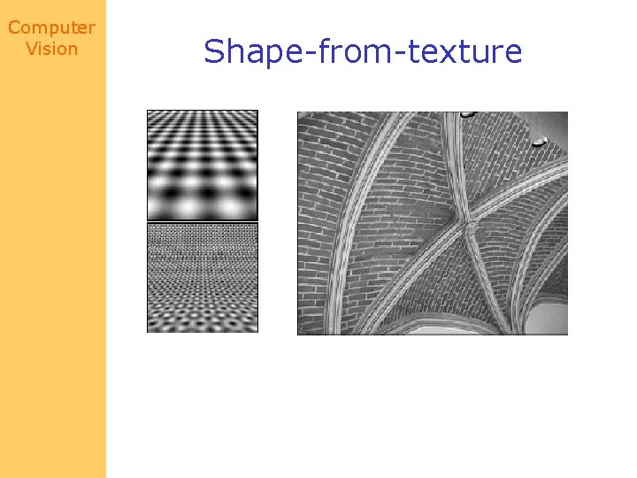 Computer Vision Shape-from-texture 