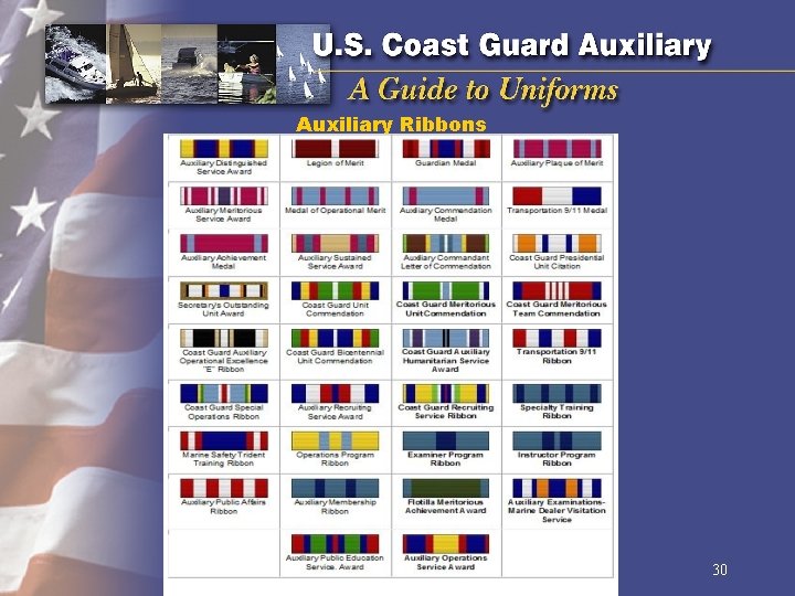 Auxiliary Ribbons 30 