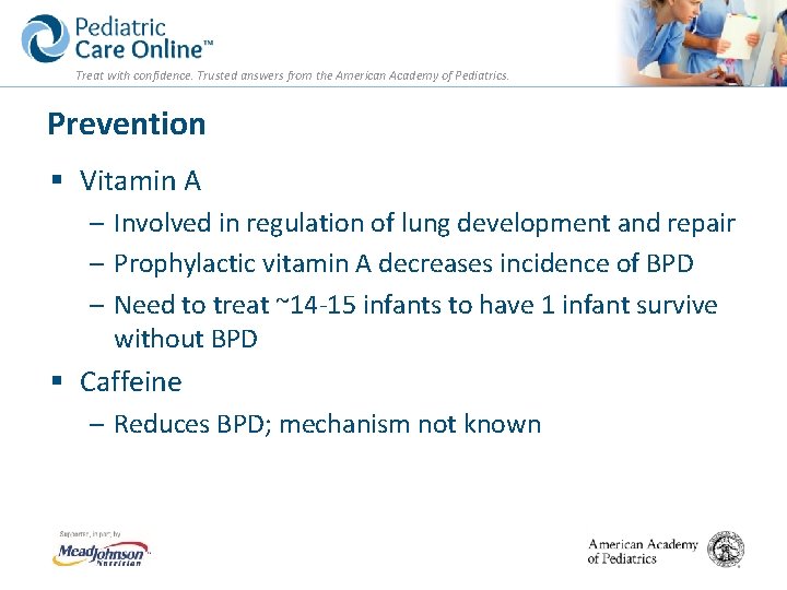 Treat with confidence. Trusted answers from the American Academy of Pediatrics. Prevention § Vitamin