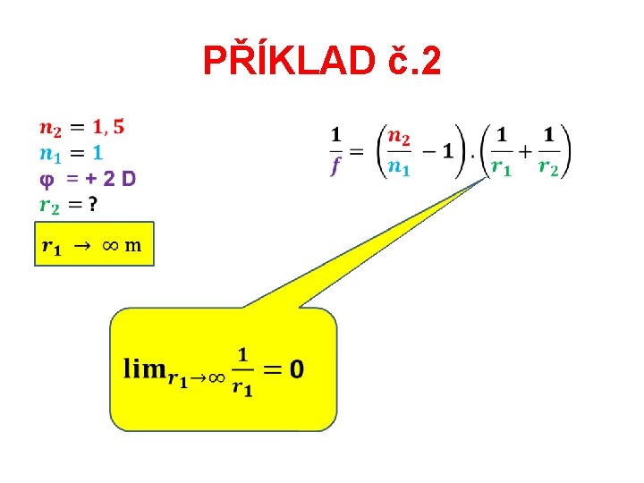 PŘÍKLAD č. 2 