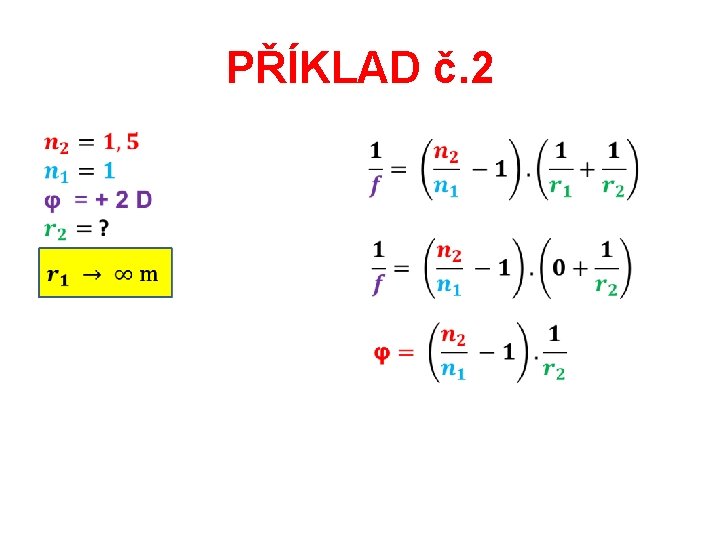 PŘÍKLAD č. 2 