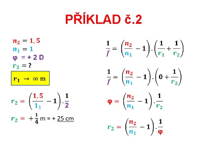 PŘÍKLAD č. 2 