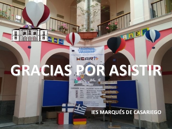 GRACIAS POR ASISTIR IES MARQUÉS DE CASARIEGO 